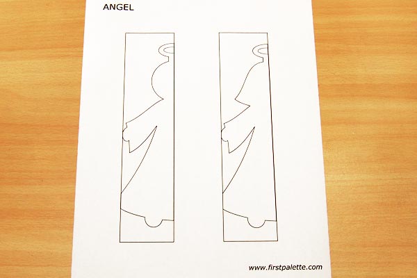 Paper angel chain kids crafts fun craft ideas