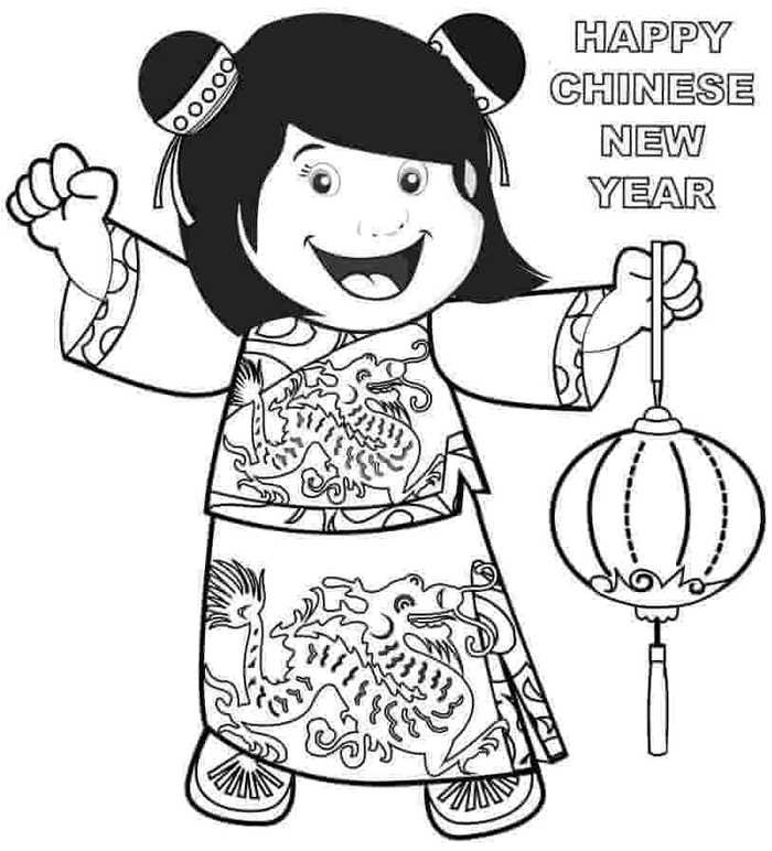 Free chinese new year coloring pages printable pdf