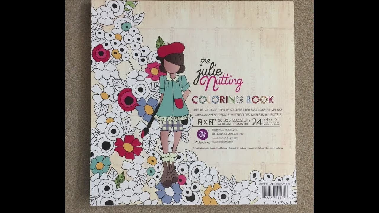 The julie nutting coloring book flip through