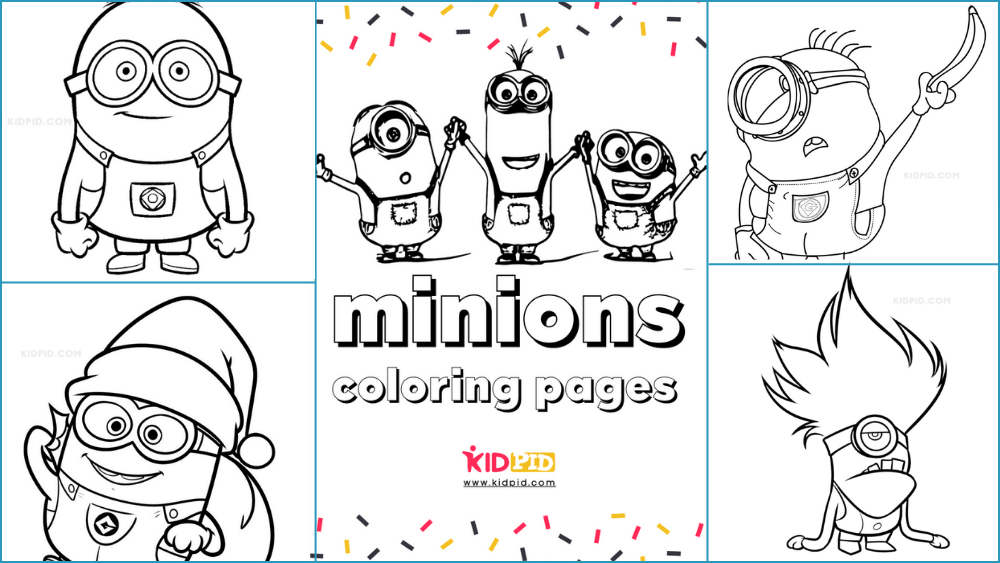 Free minions coloring pages