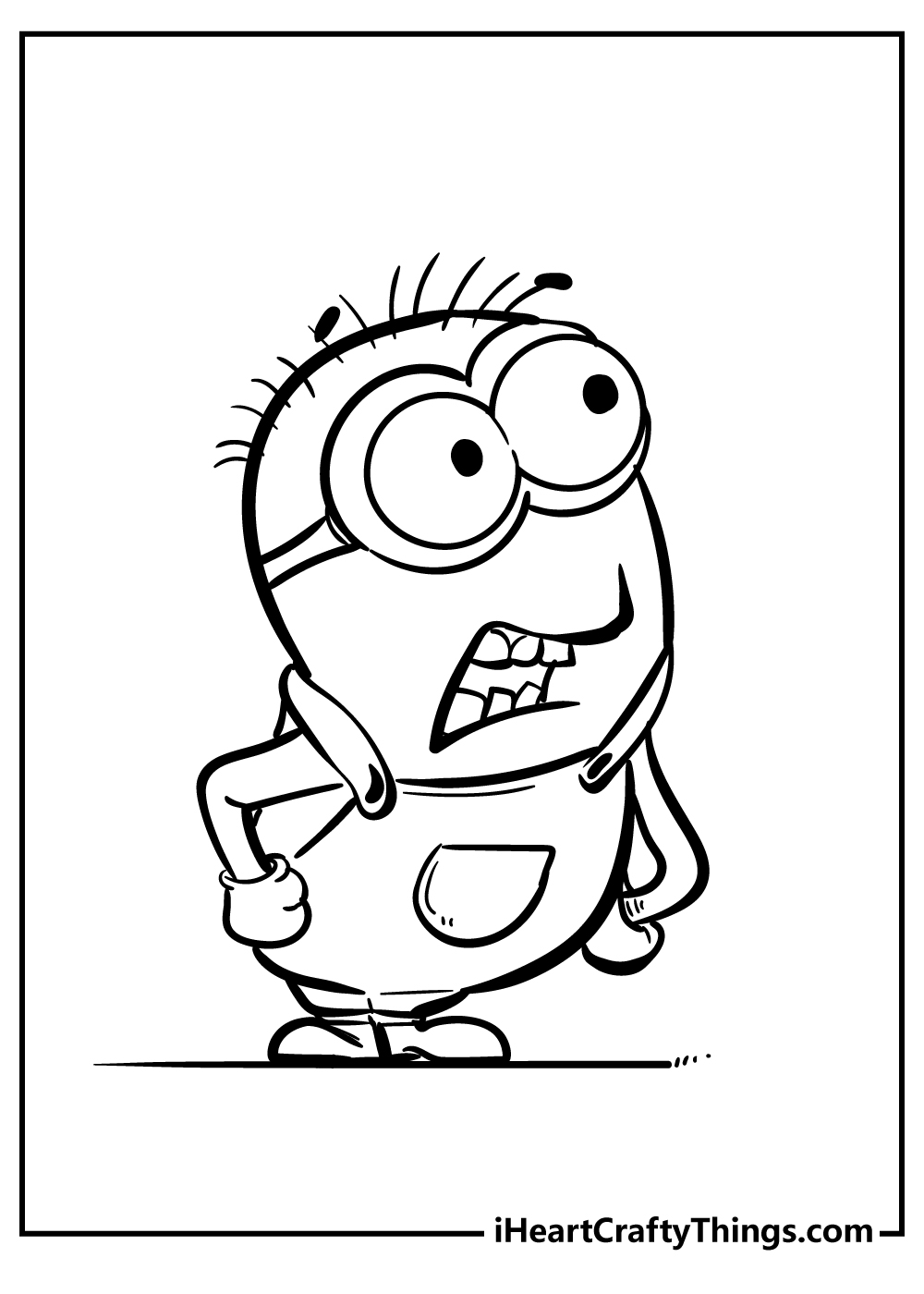 Minions coloring pages free printables