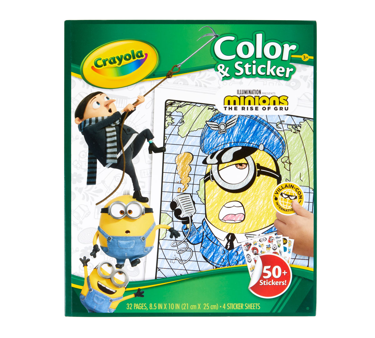 Minions coloring pages sticker set