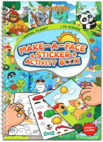 Pcs stickerscoloring book for kids