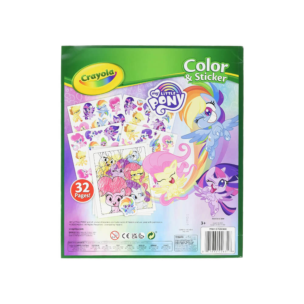 My little pony colouring pages stickers united canada