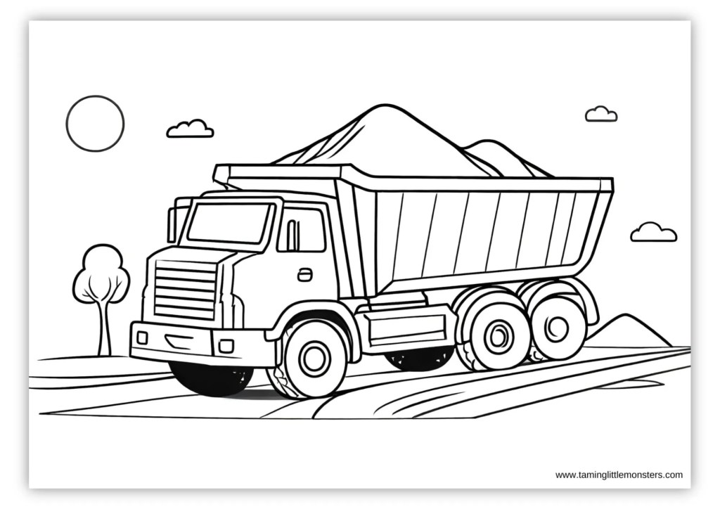 Car coloring pages for kids free printable