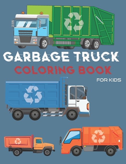 Garbage truck coloring book by michele publishing