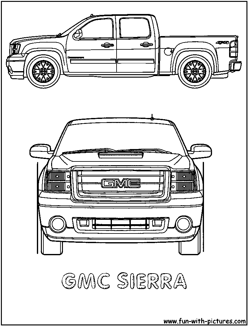 Truck coloring pages