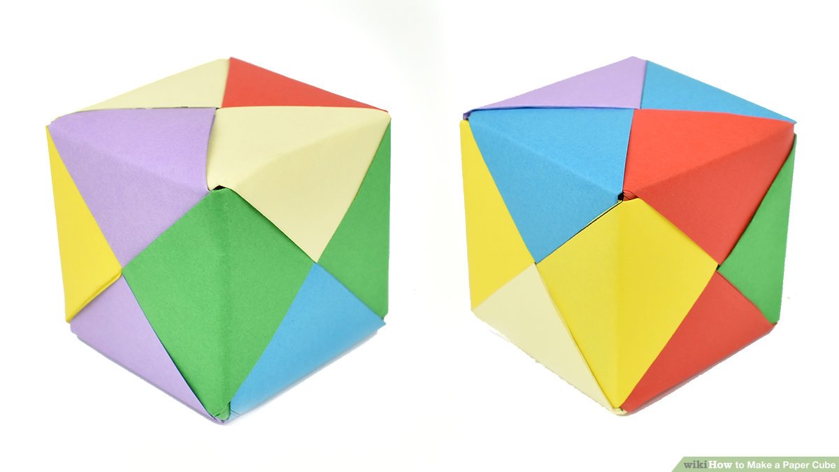 How to make a paper cube an easy origami tutorial
