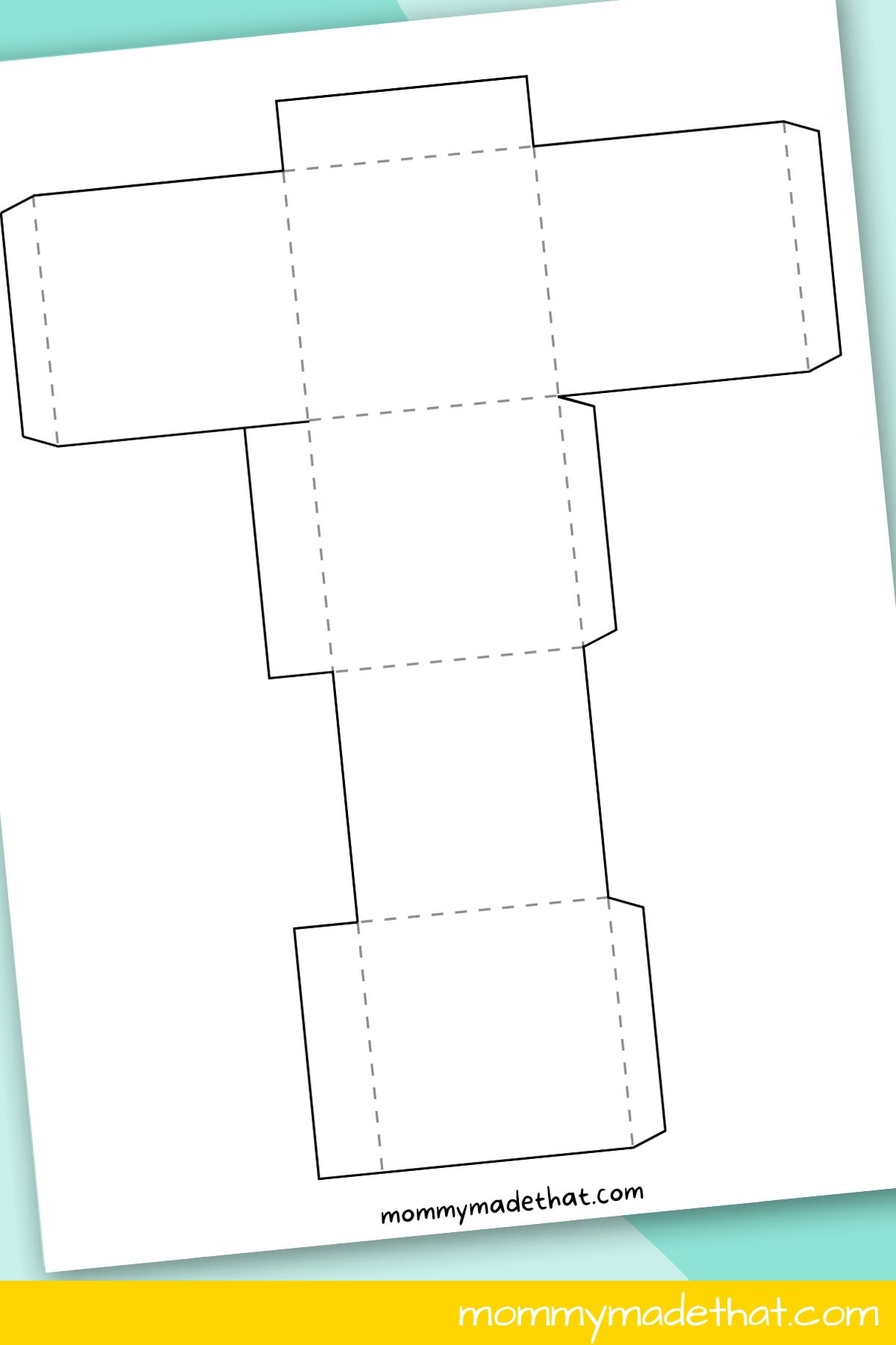 Cube template free printables