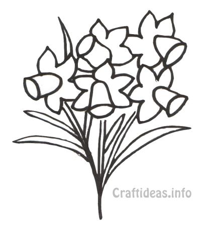 Free spring coloring page for kids
