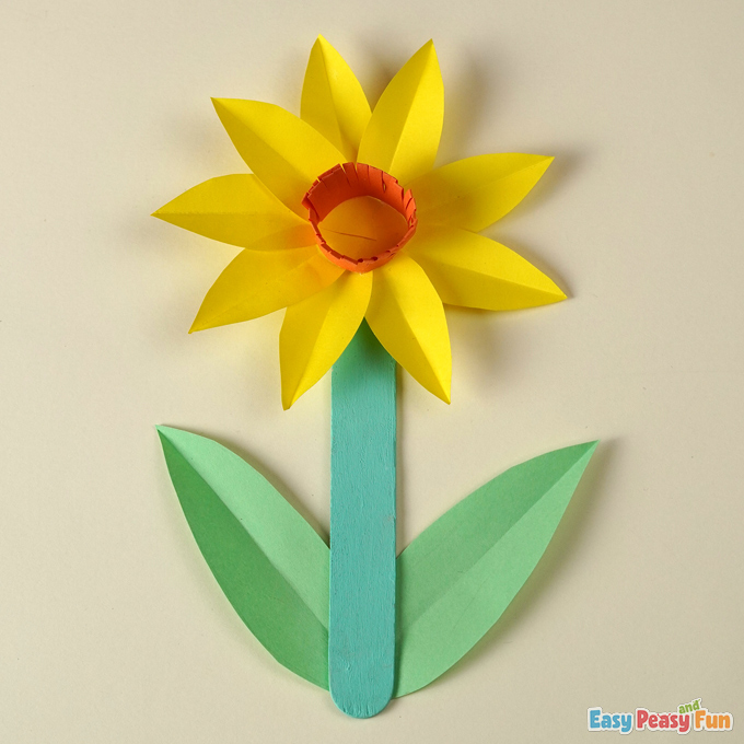 Daffodil paper craft