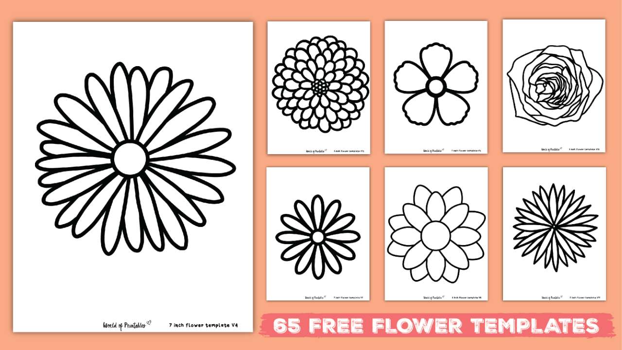 Best free flower templates