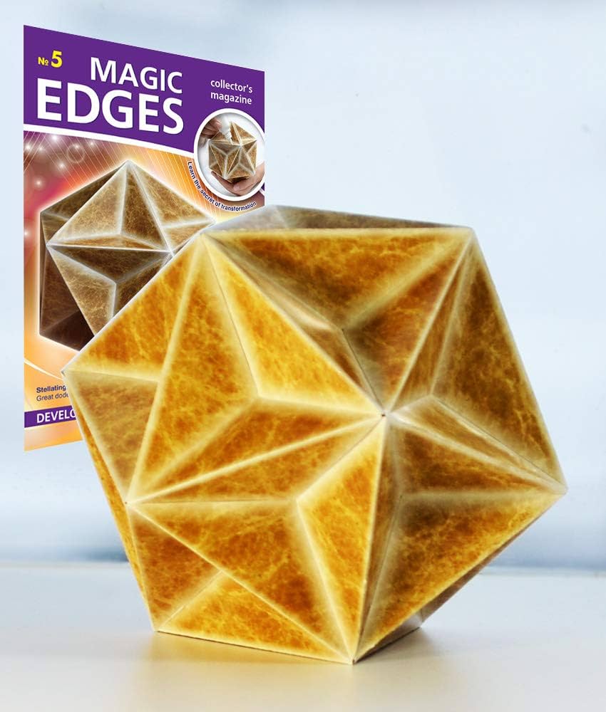 Polyhedra magic edges great dodecahedron diy model star d paper model kit toys games