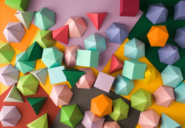 Dodecahedron paper royalty