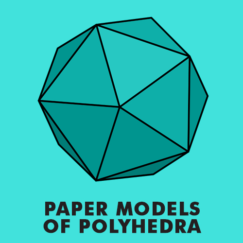 Cool coloring pages paper models of polyhedra