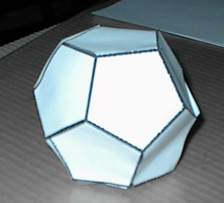 Dodecahedron net and instructions