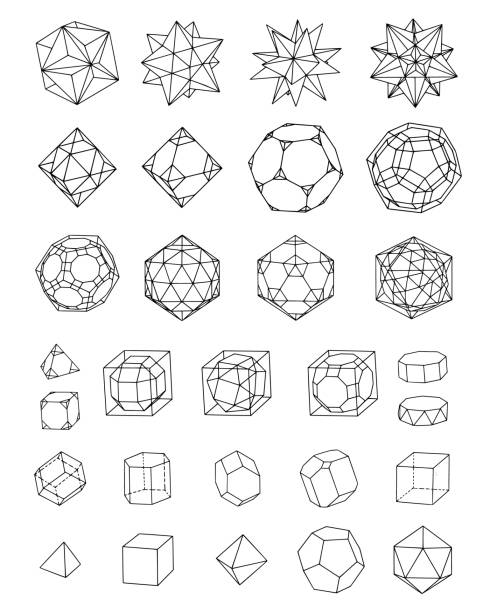 Dodecahedron stock illustrations royalty