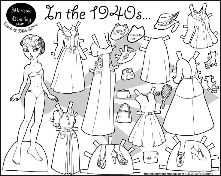In the sâ paper doll coloring page paper dolls vintage paper dolls paper dolls clothing