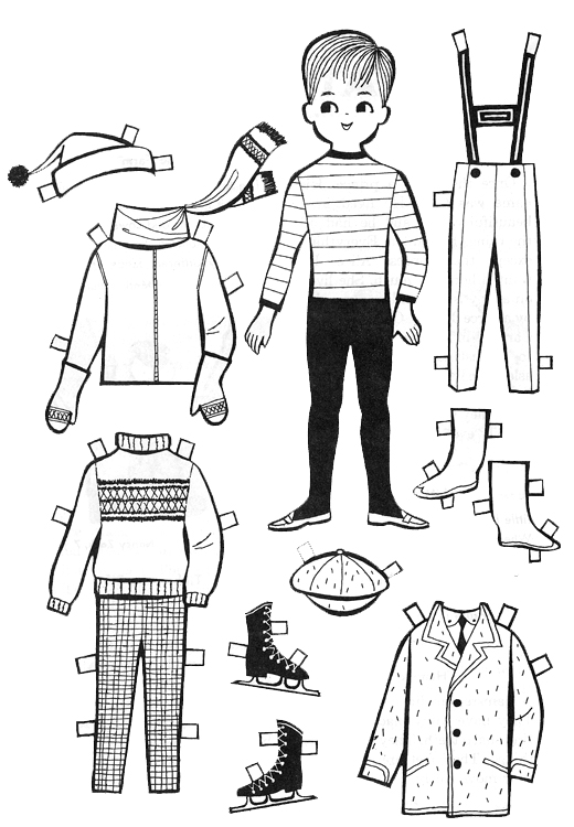 Paper doll template