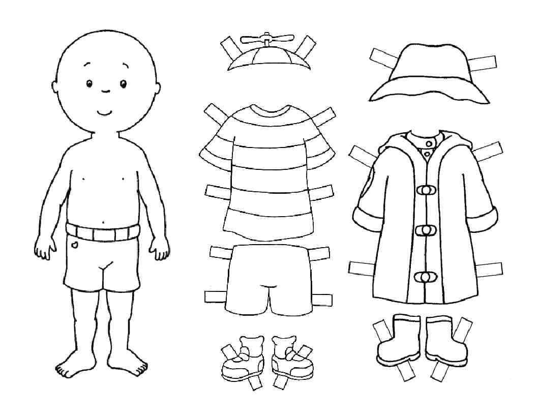 Paper doll coloring pages printable for free download