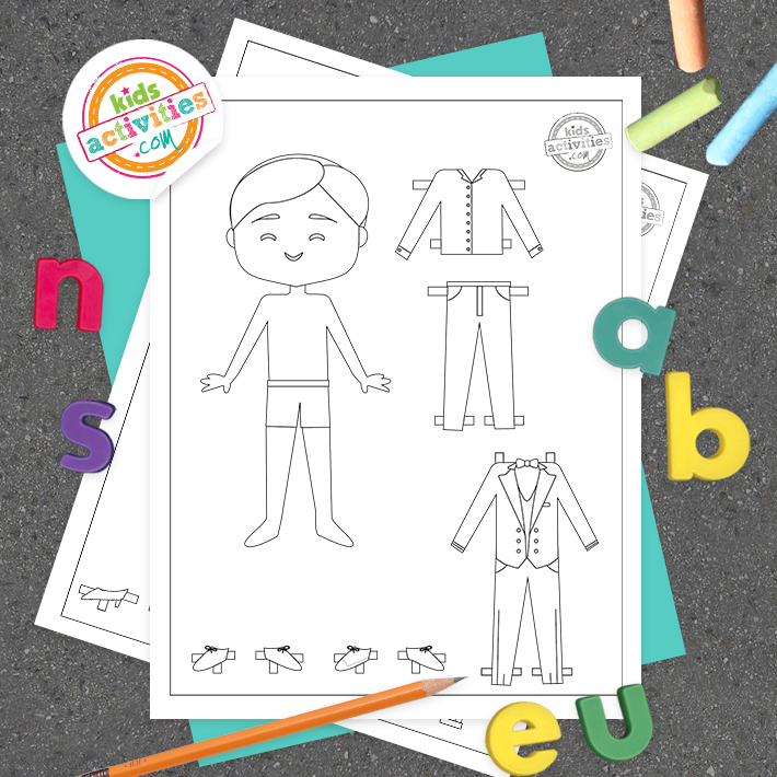 Free dress up paper dolls coloring pages kids activities blog