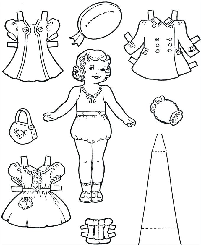 Paper doll template