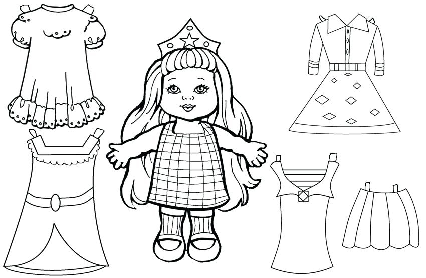 Paper doll template