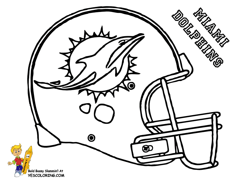 Nfl helmet coloring pages football coloring pages dolphin coloring pages dolphins