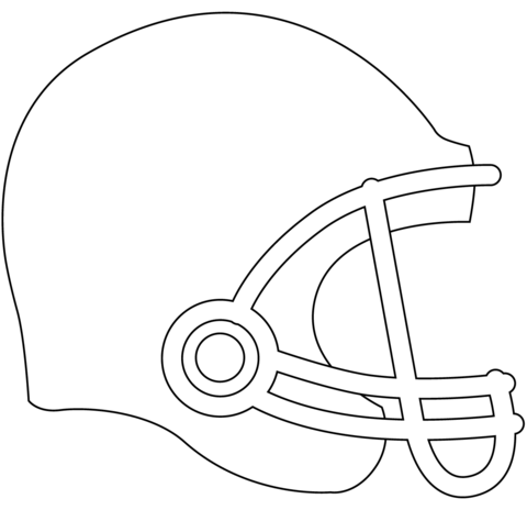 Football helmet coloring page free printable coloring pages