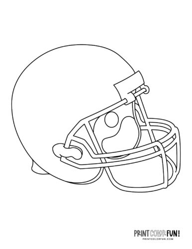 Free football coloring pages party printables at