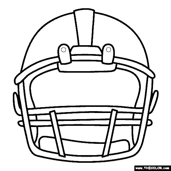 Football online coloring pages