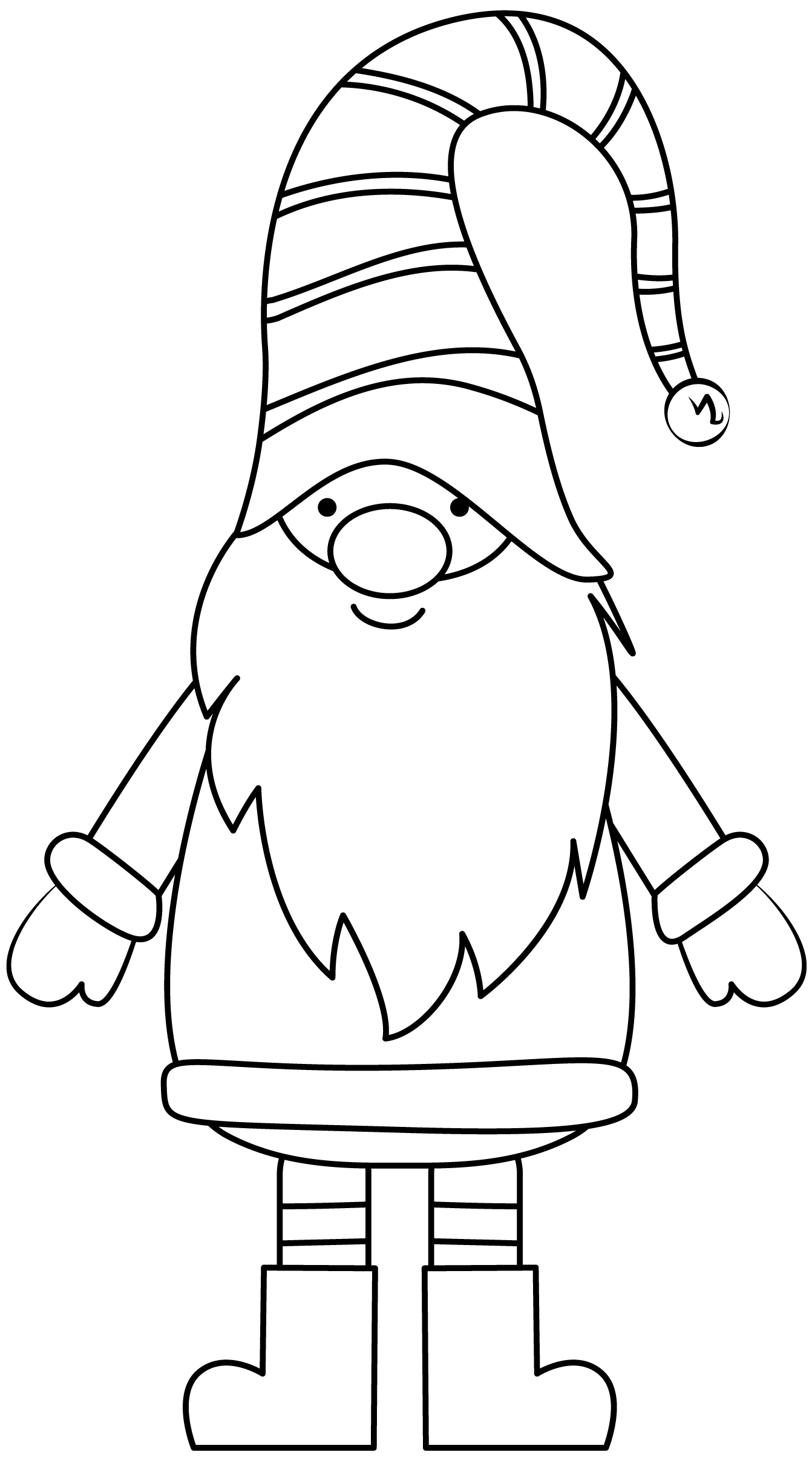 Christmas gnome printable template free printable papercraft templates