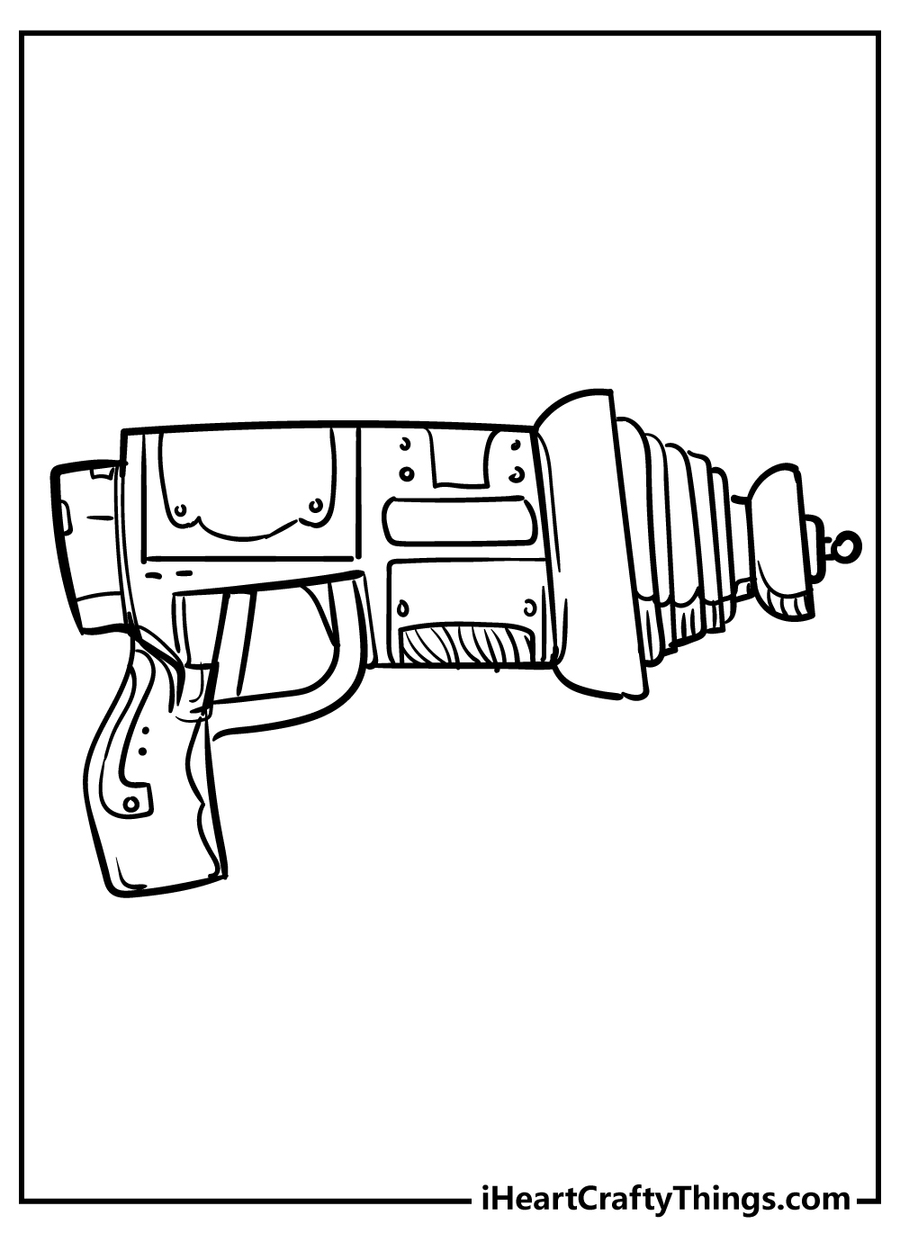 Nerf gun coloring pages free printables