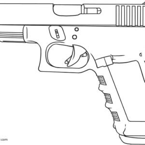 Gun coloring pages printable for free download