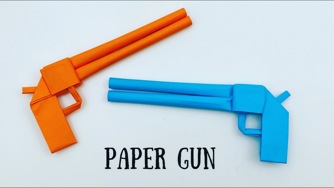 How to make easy paper gun toy for kids nursery craft ideas paper craft easy kids crafts