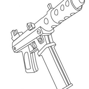 Gun coloring pages printable for free download