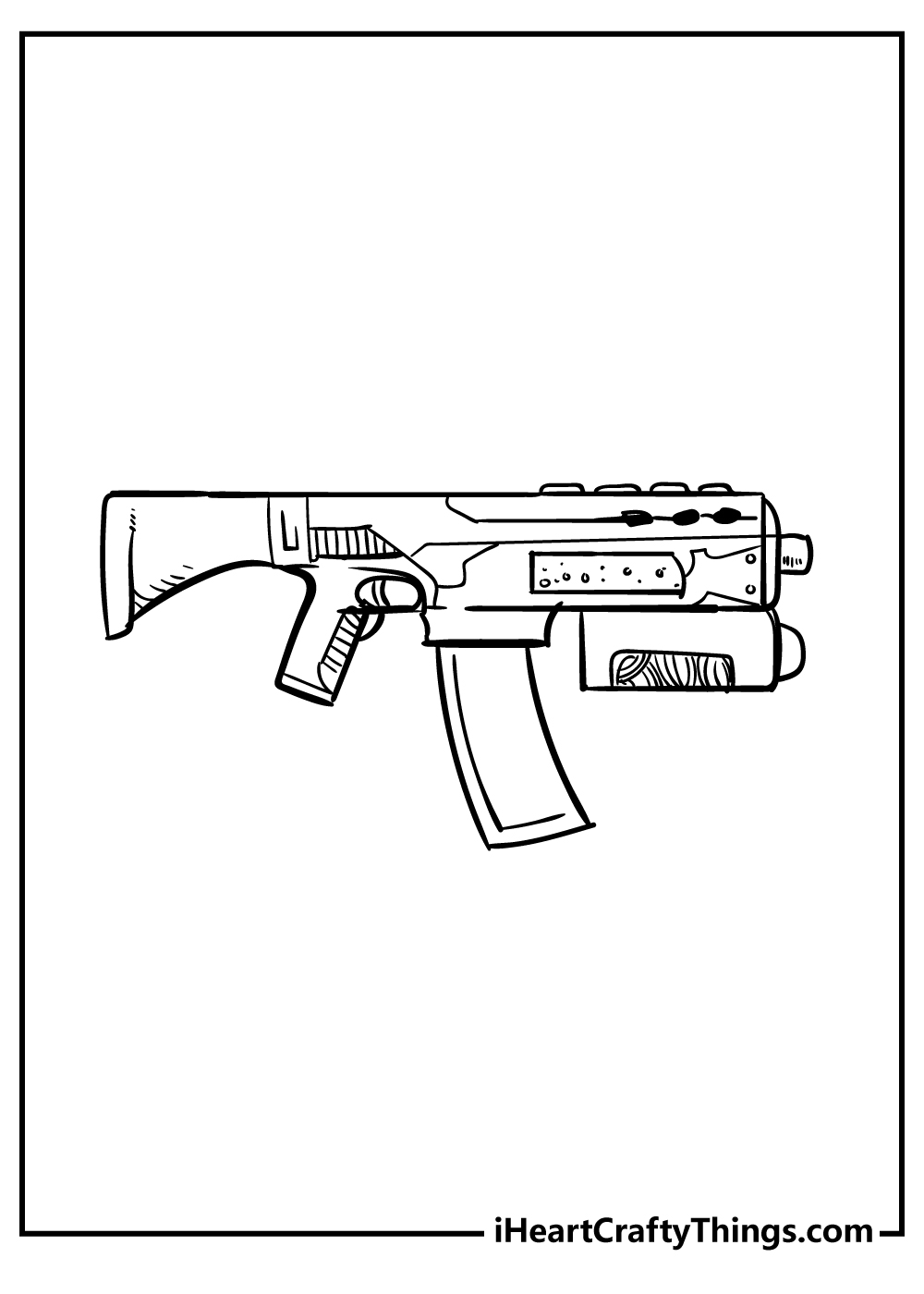 Nerf gun coloring pages free printables