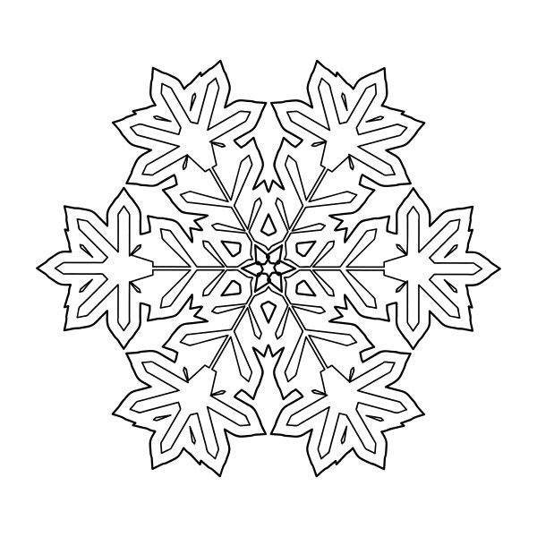 Printable snowflake templates to get you through any snow day â