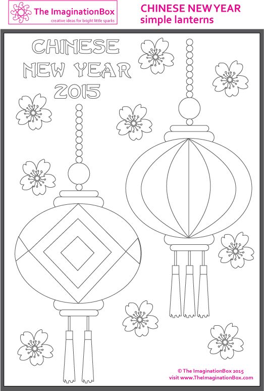 Free printable chinese par lantern template