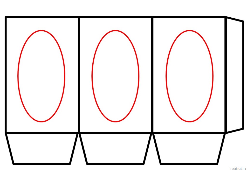 A prtable diwali christmas paper lantern template