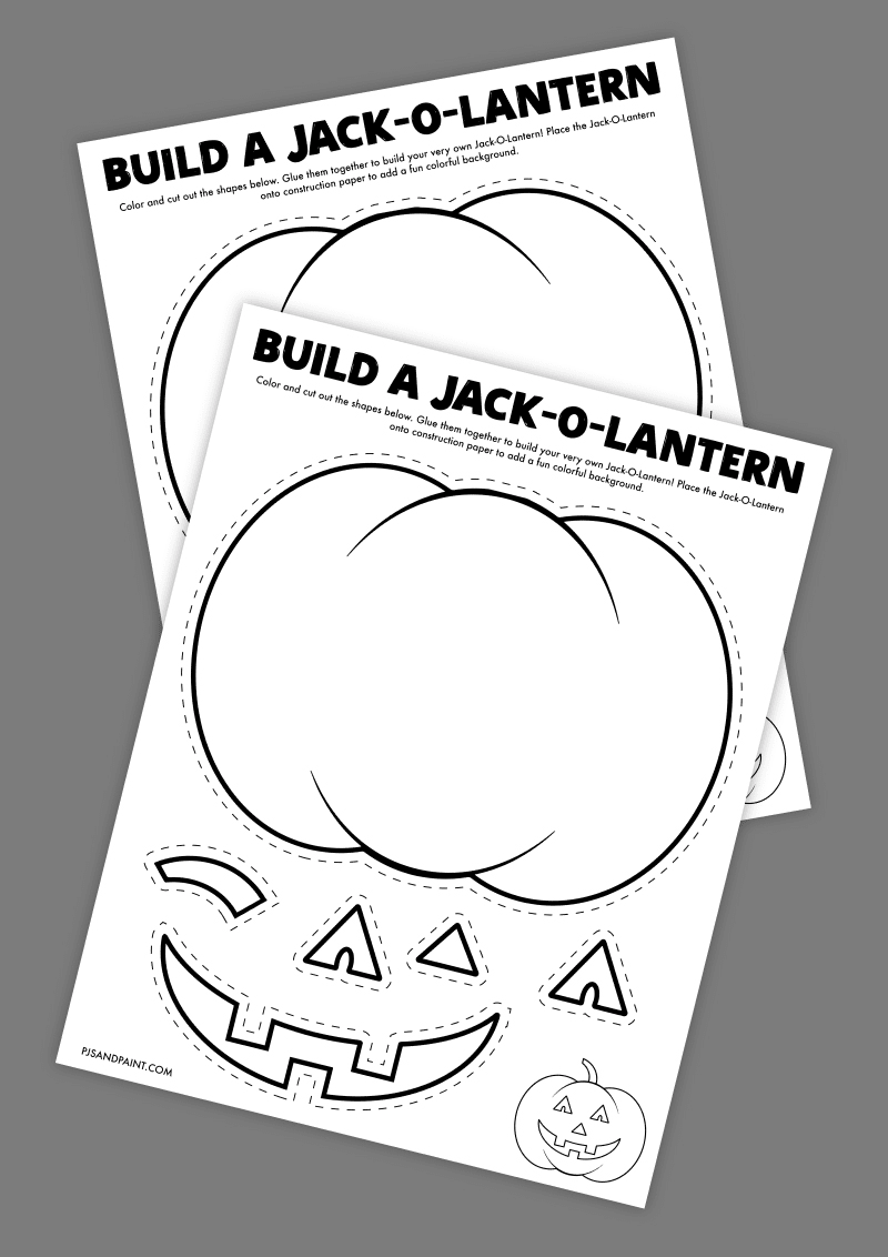 Free printable build a jack