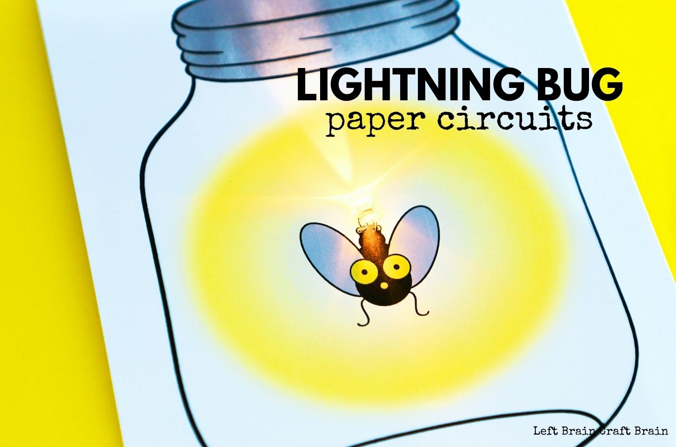 How to make a lightning bug paper circuit card