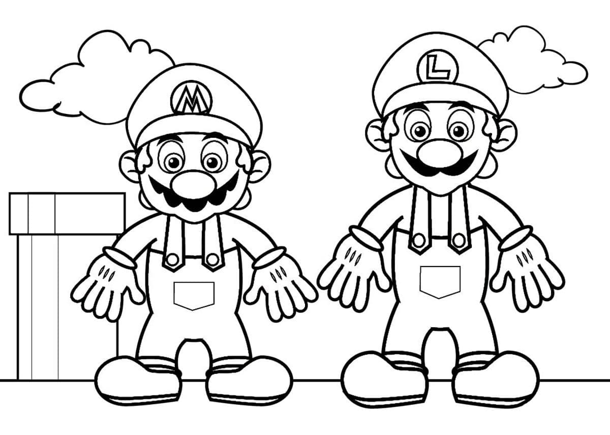 Mario coloring pages