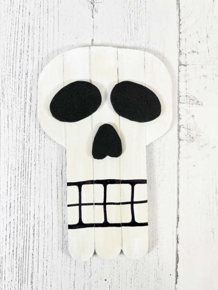 Skull craft for halloween and dia de los muertos