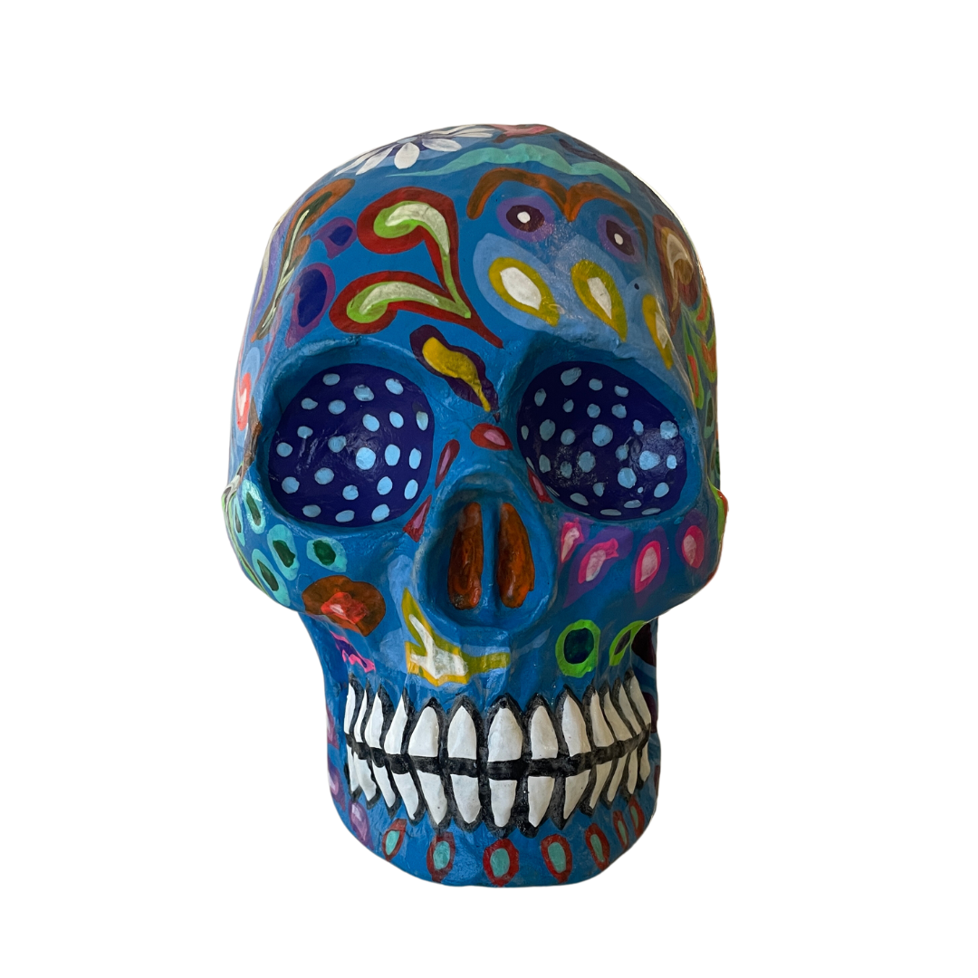 D paper mache skull â eclectic array