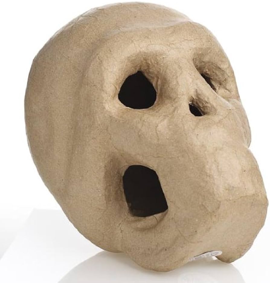 Factory direct craft paper mache skull