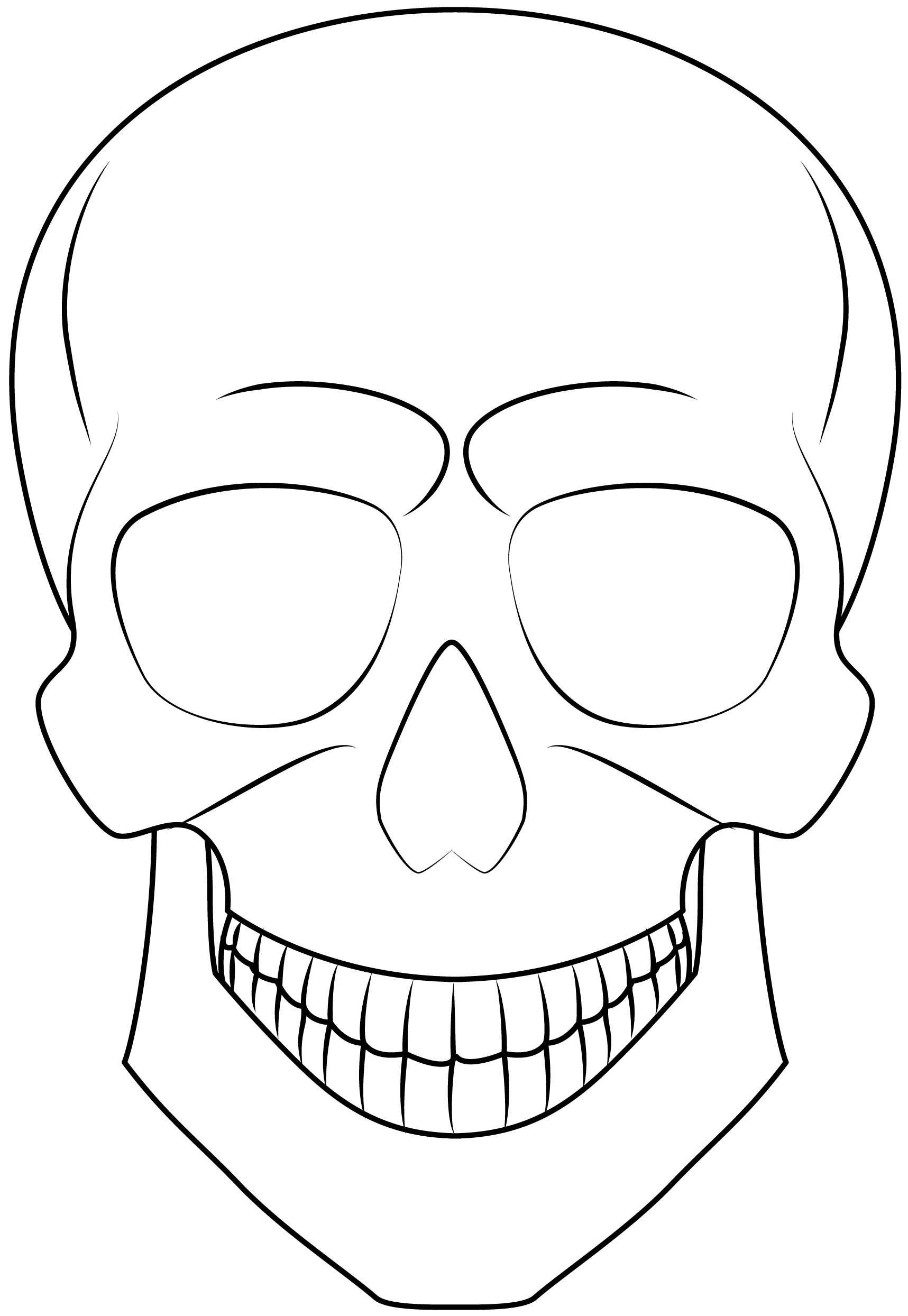 Skull printable template free printable papercraft templates