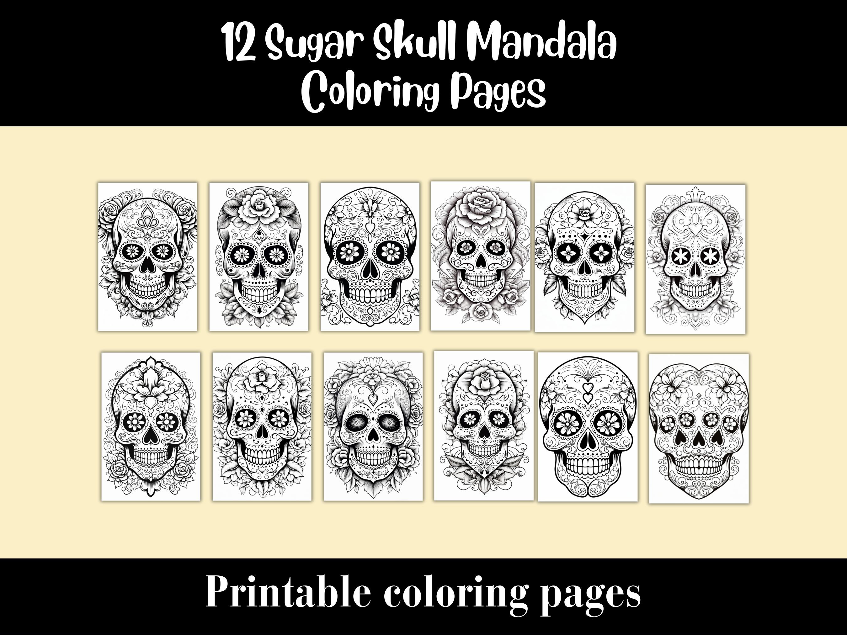 Calavera coloring