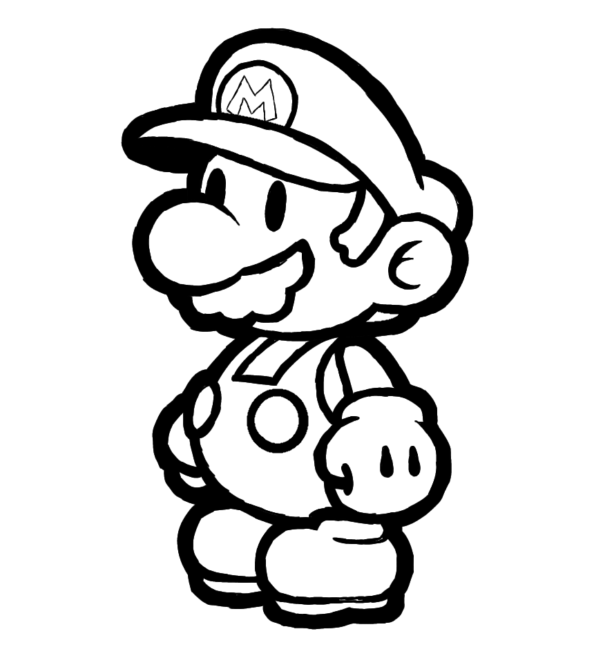 Colorless paper mario rpapermario