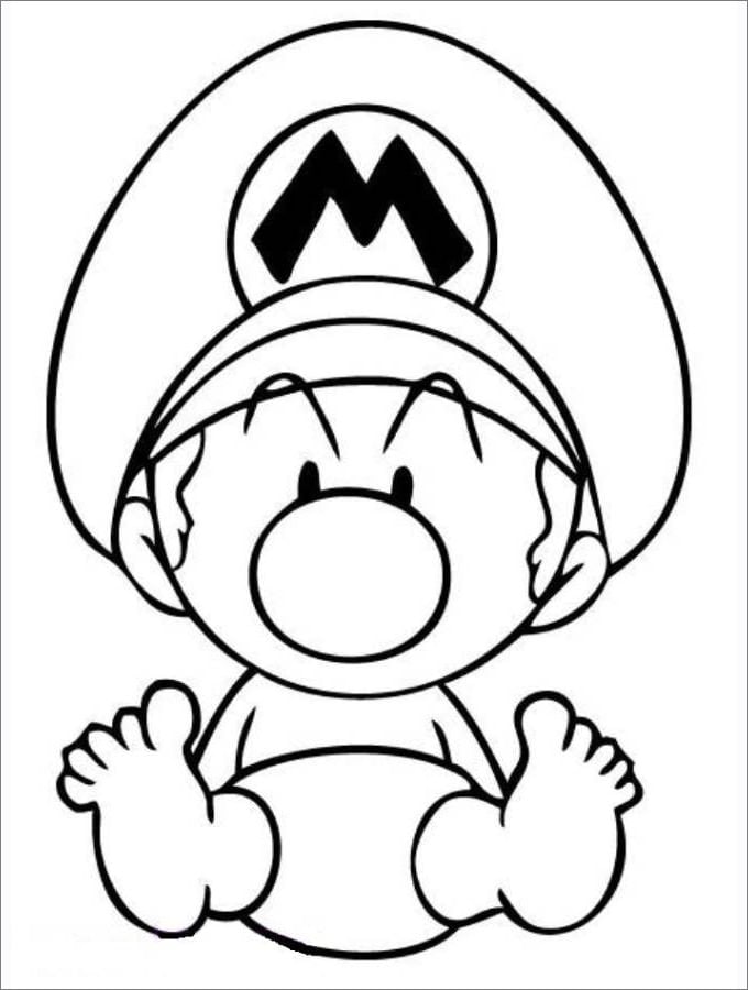 Mario coloring pages